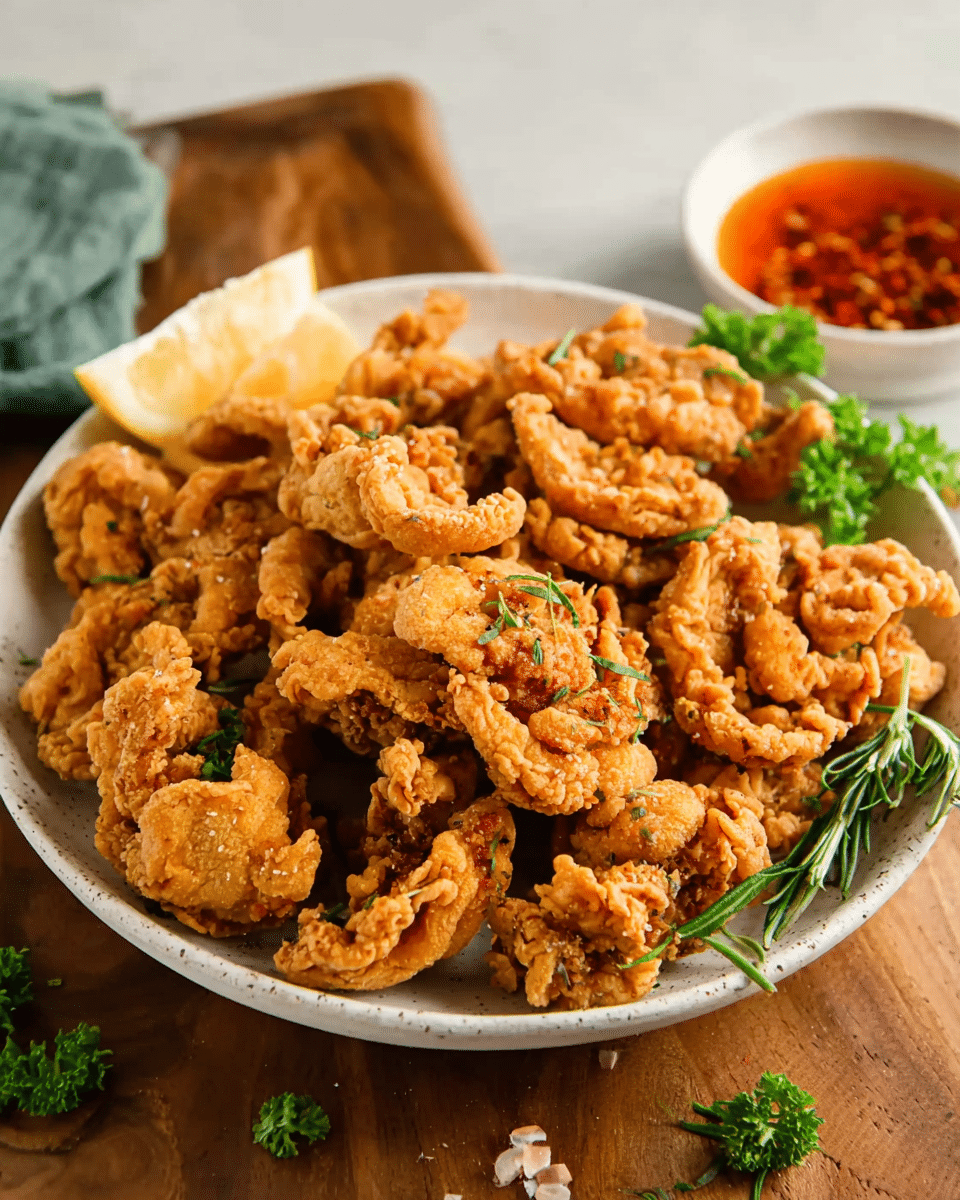 Crispy Fried Oyster Mushrooms