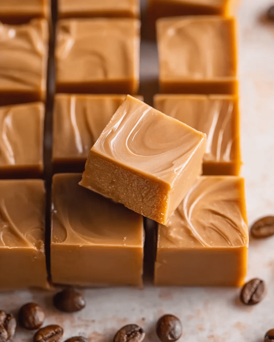 Caramel Coffee Fudge