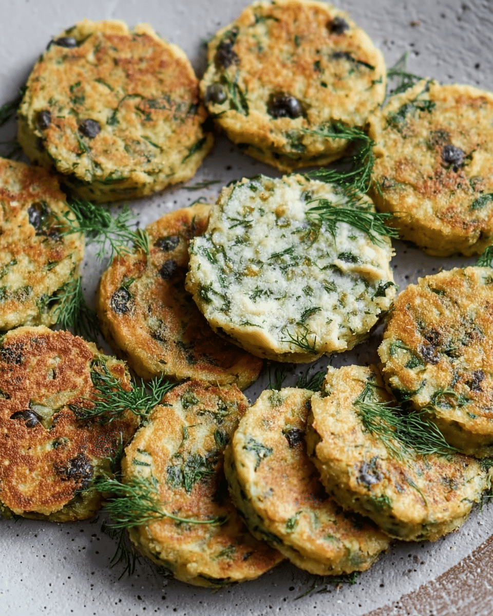 Green Olive and Herb Welsh Cakes