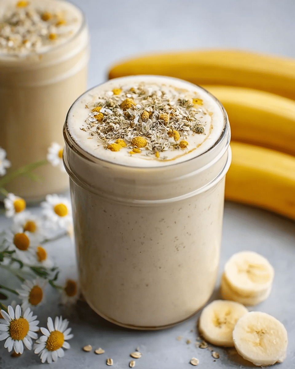 Banana Chamomile Tea Smoothie