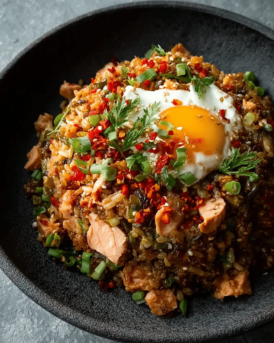 Guizhou-Style Salmon Fried Rice