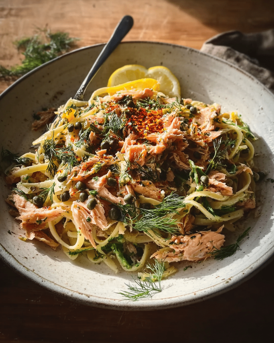 Midnight Trout Pasta
