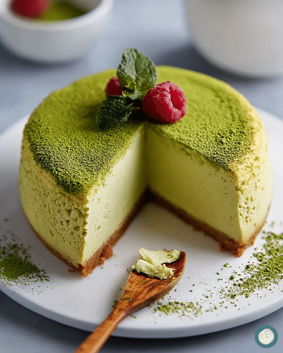 Original Matcha Japanese Cheesecake