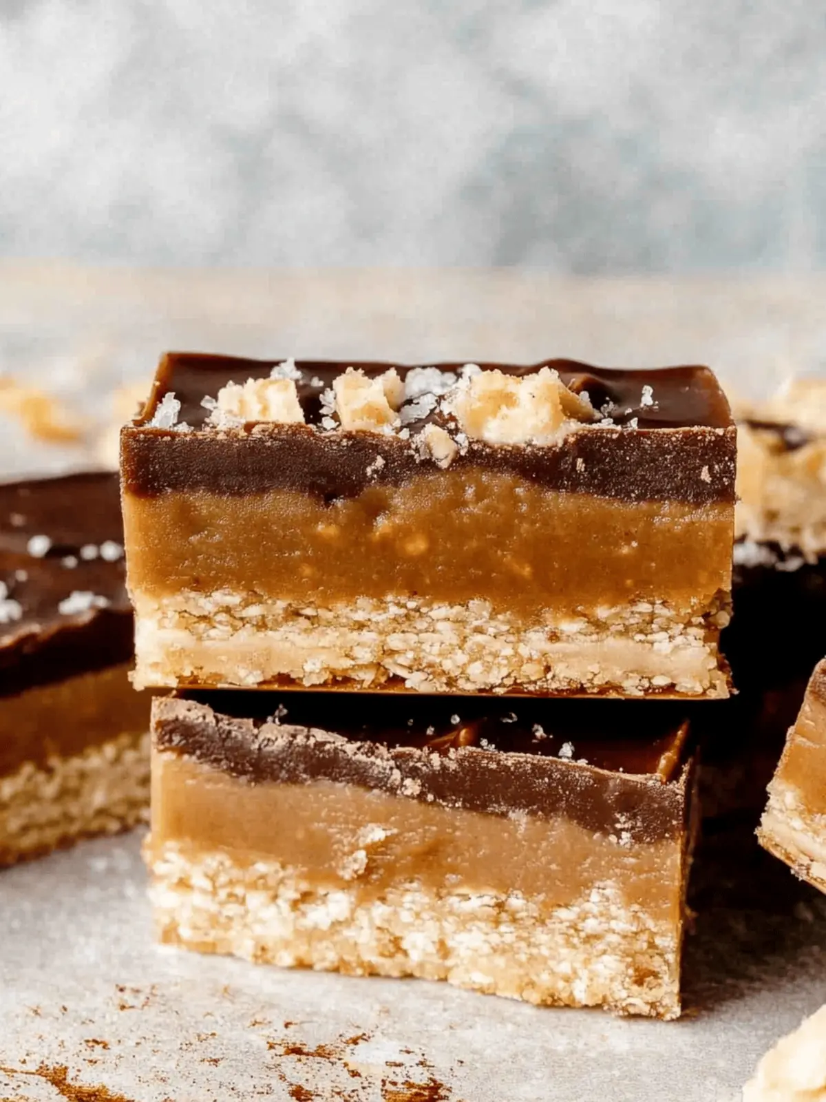 Healthy Twix Bars