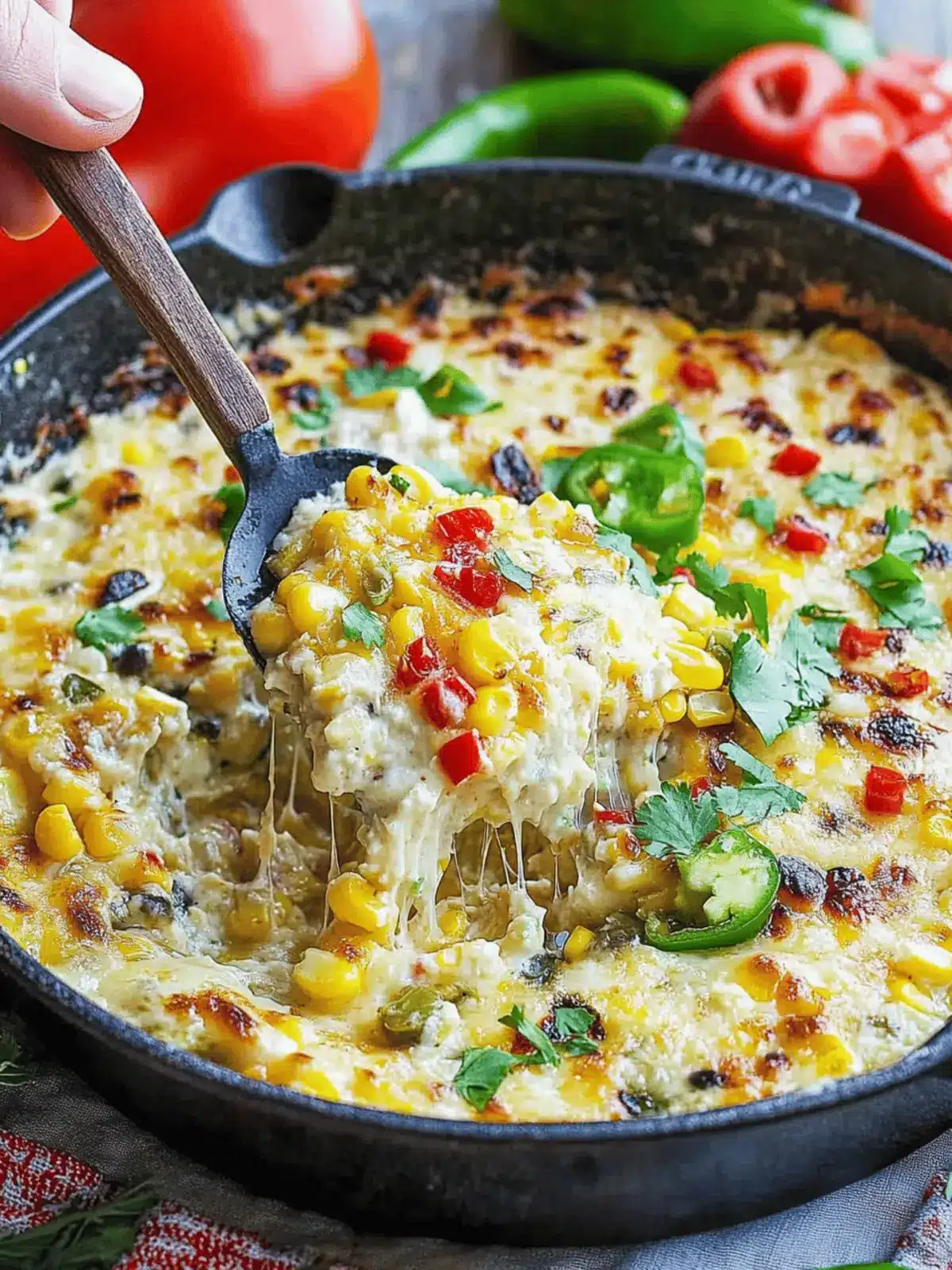 Roasted Corn Queso Fundido