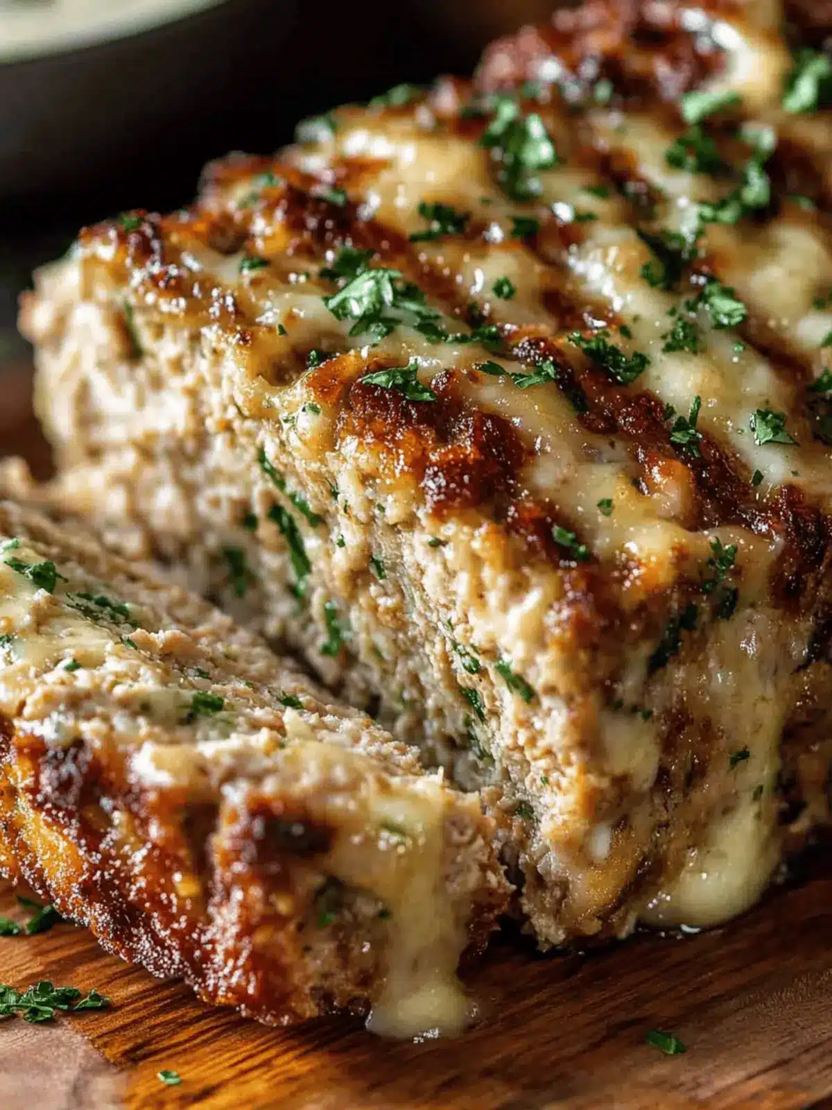 Juicy Garlic Parmesan Chicken Meatloaf: Comfort Food Delight