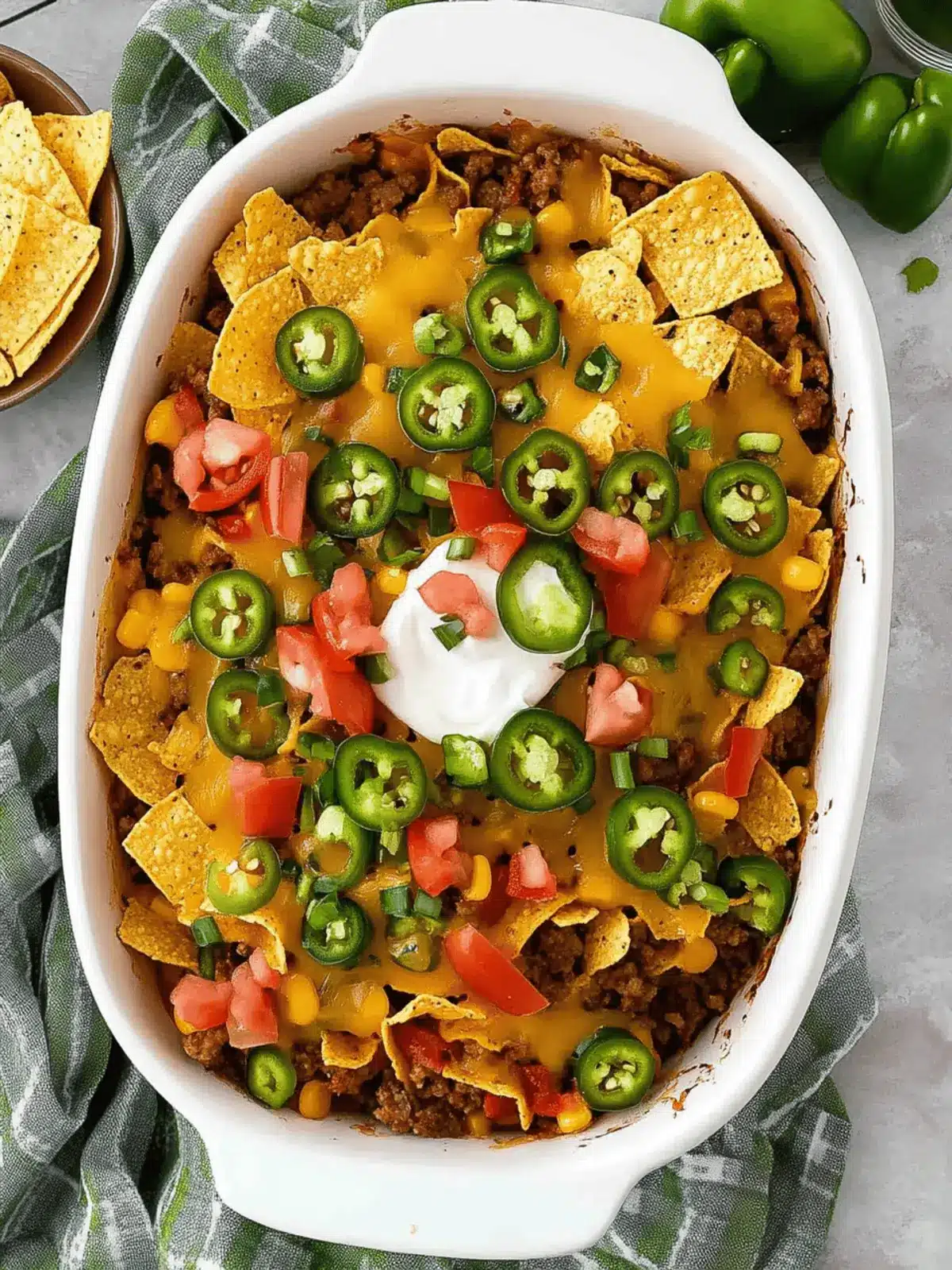 Easy Walking Taco Casserole with Fritos for Busy Nights