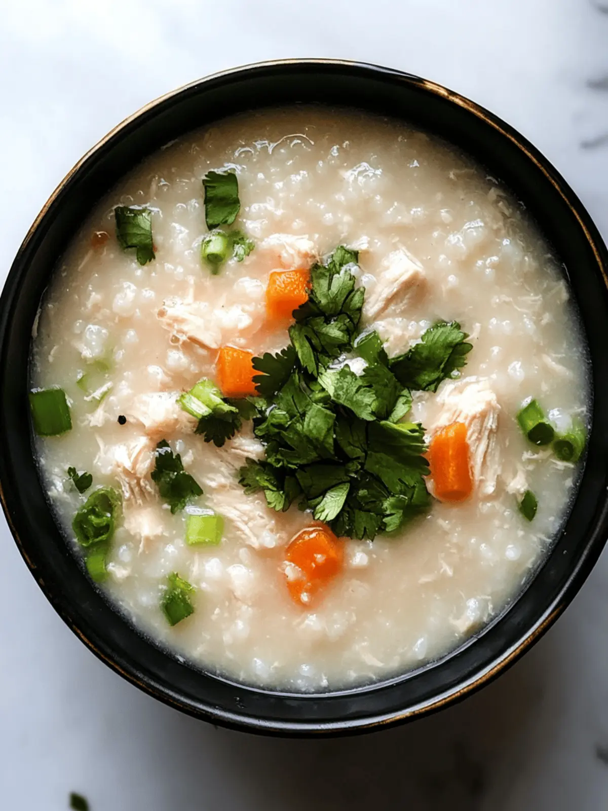 Easy Chicken Congee: Comfort in Every Silky Spoonful