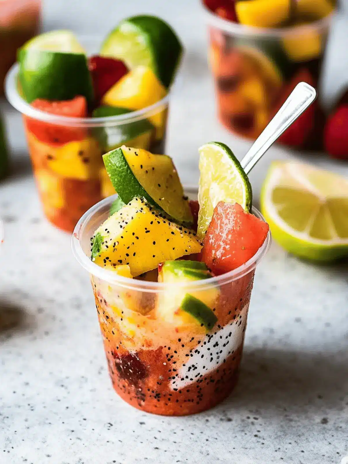 Mexican Fruit Cups