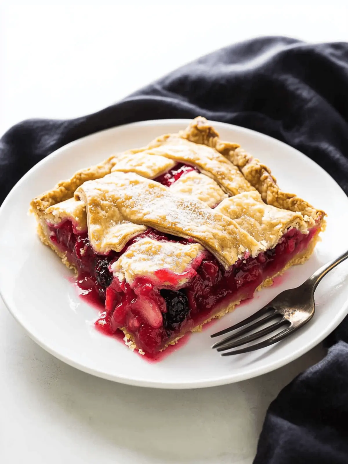 Strawberry-Rhubarb Slab Pie