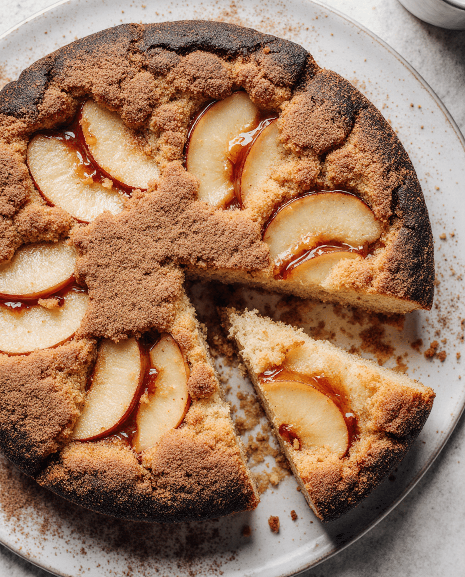 Moist & Tender Cinnamon Apple Cake