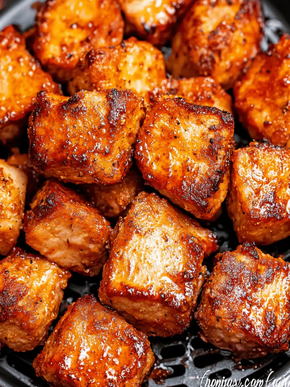 Juicy Air Fryer Pork Chop Bites