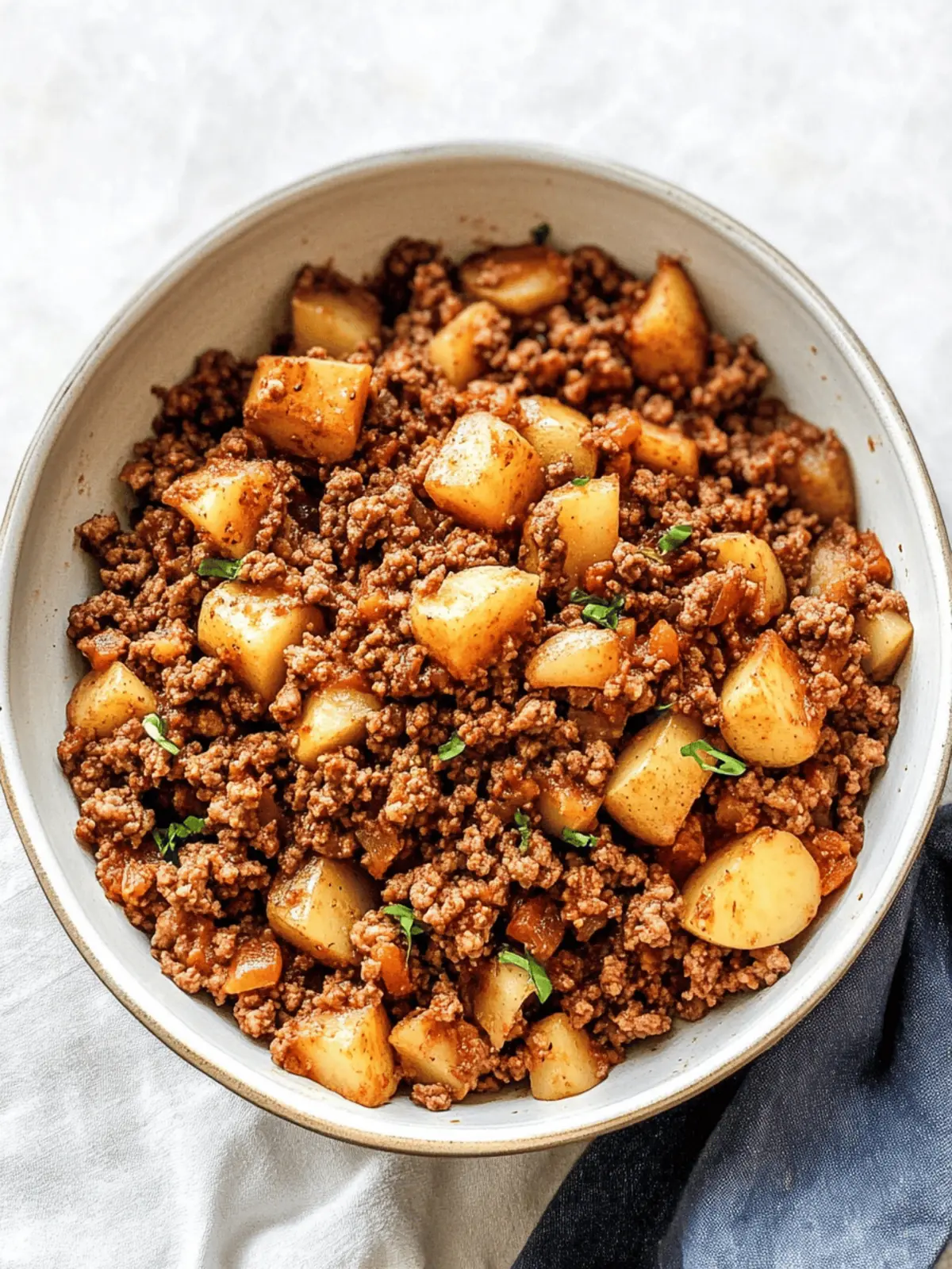 Easy Ground Turkey with Potatoes