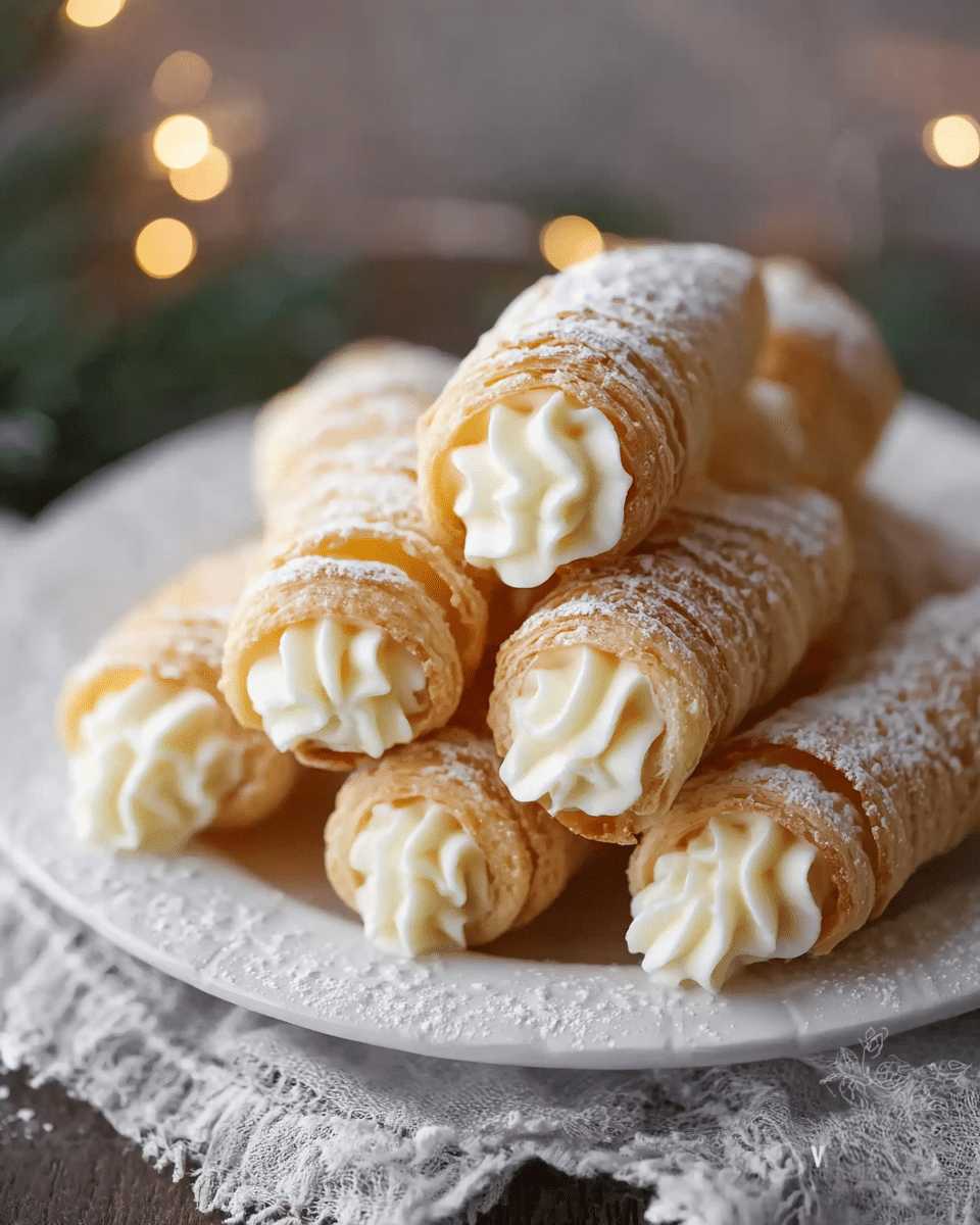 Cream Horn Cookies (Lady Locks)