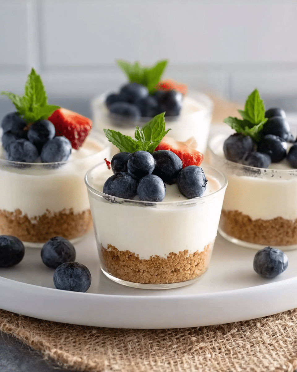 No-Bake Cheesecake Cups