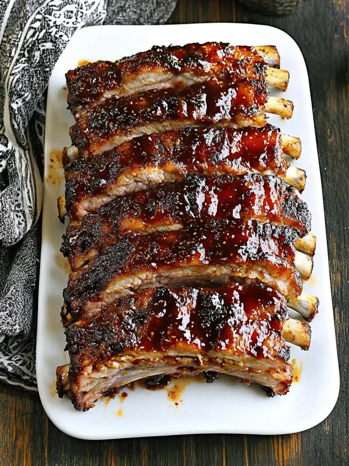 Jerk-Style Ribs with Sticky & Sweet Sauce