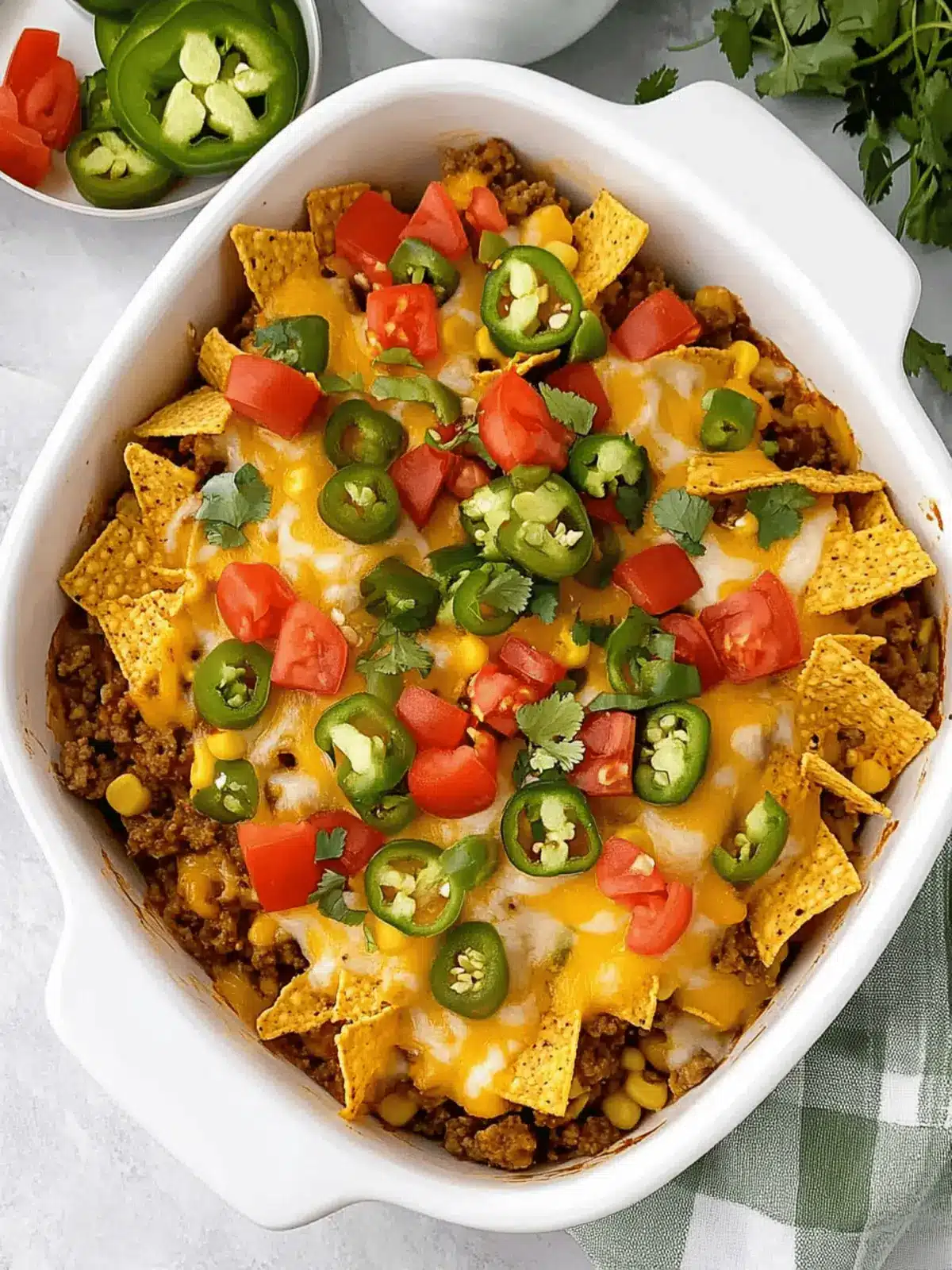 Easy Walking Taco Casserole with Fritos for Busy Nights