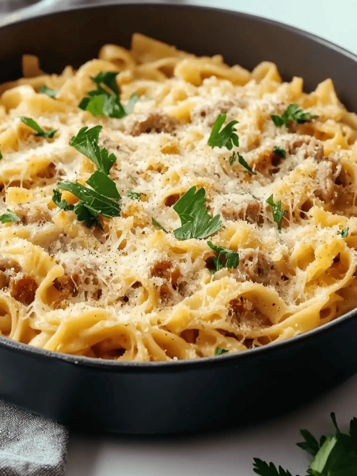 Delicious Pork Sausage Noodles: Comfort Food Made Easy