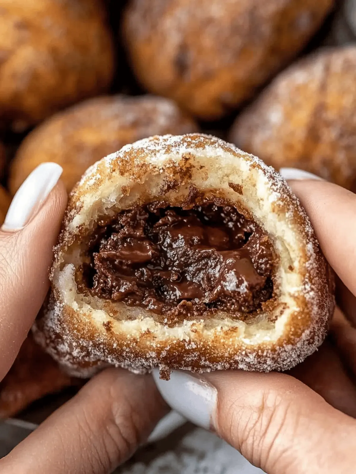 Nutella Churro Bombs