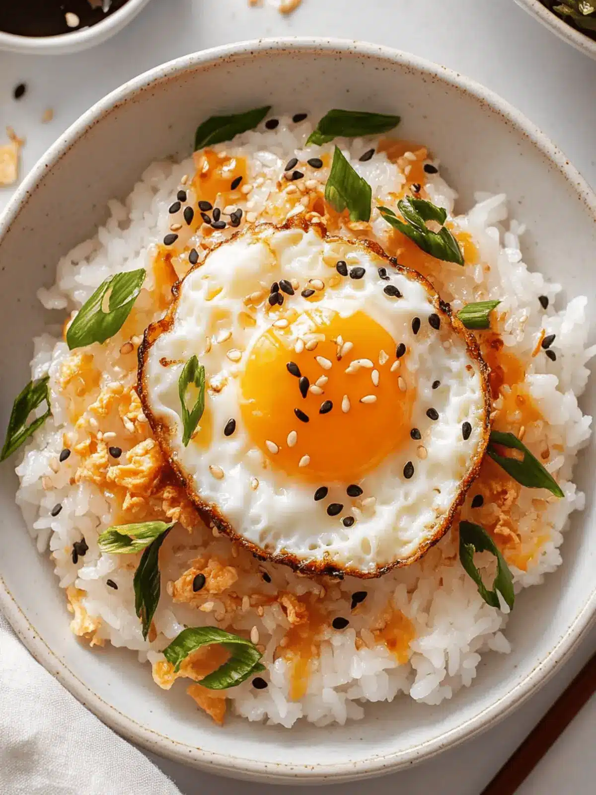 Gyeran Bap (Korean Egg Rice)