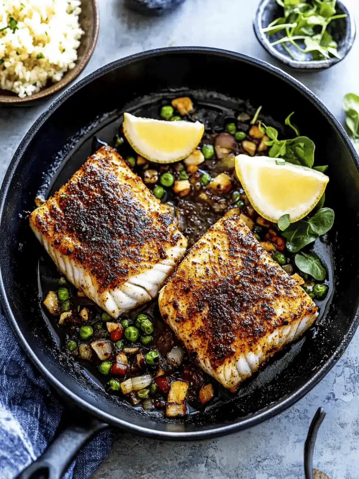 15 Minute Blackened Cod Recipe