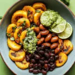 Plantain and Black Bean Tostones