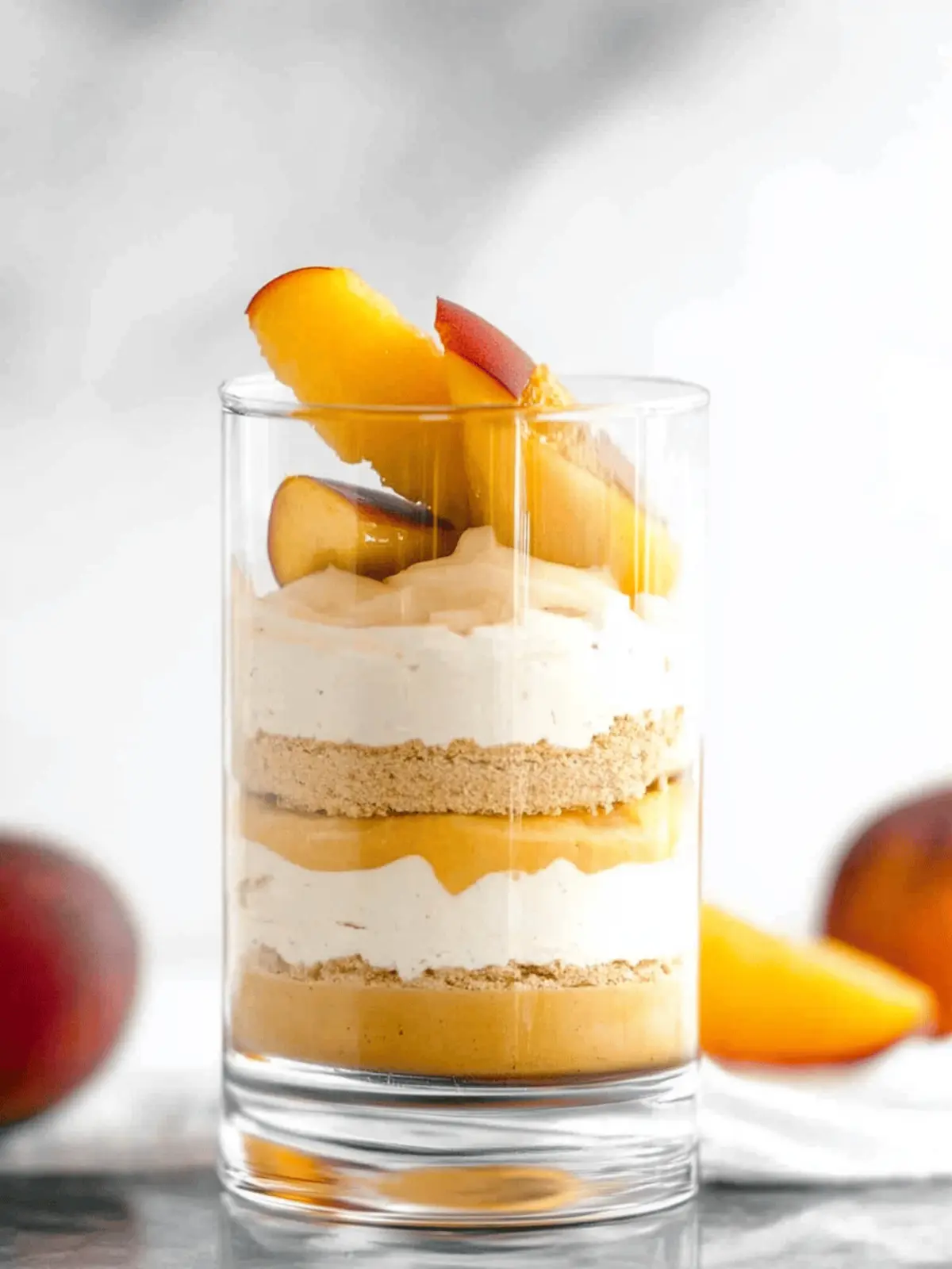 Peach Mousse Trifle