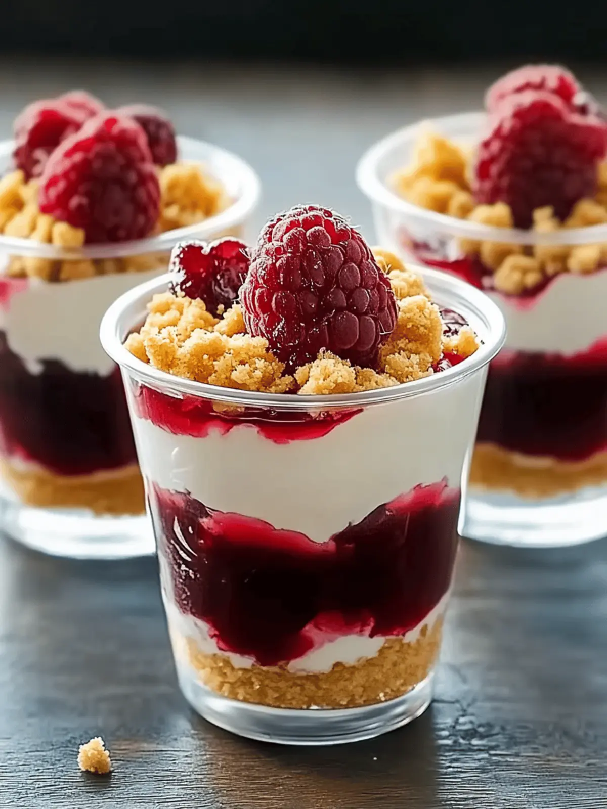 No-Bake Cheesecake Parfaits