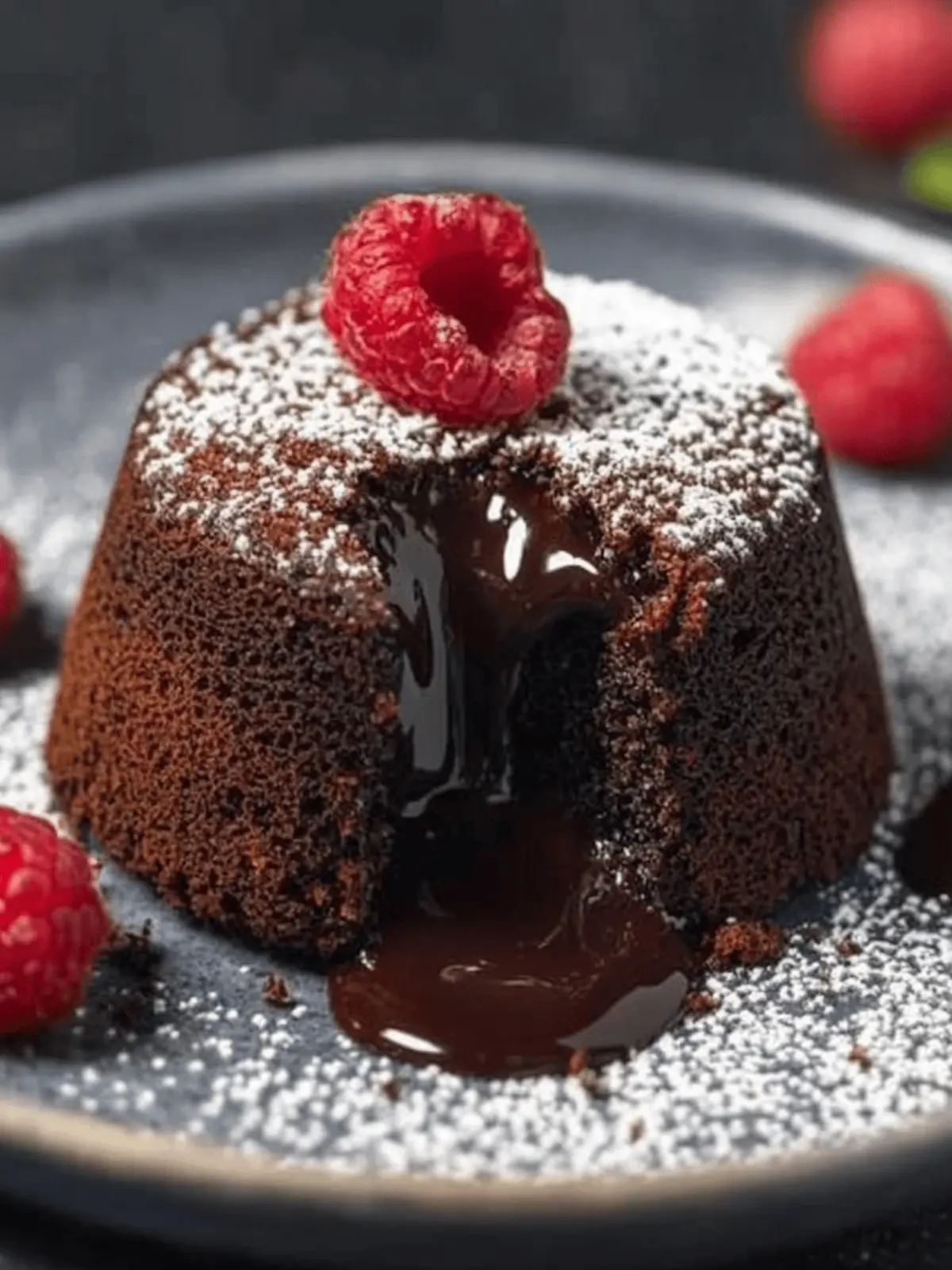 Air Fryer Lava Cake