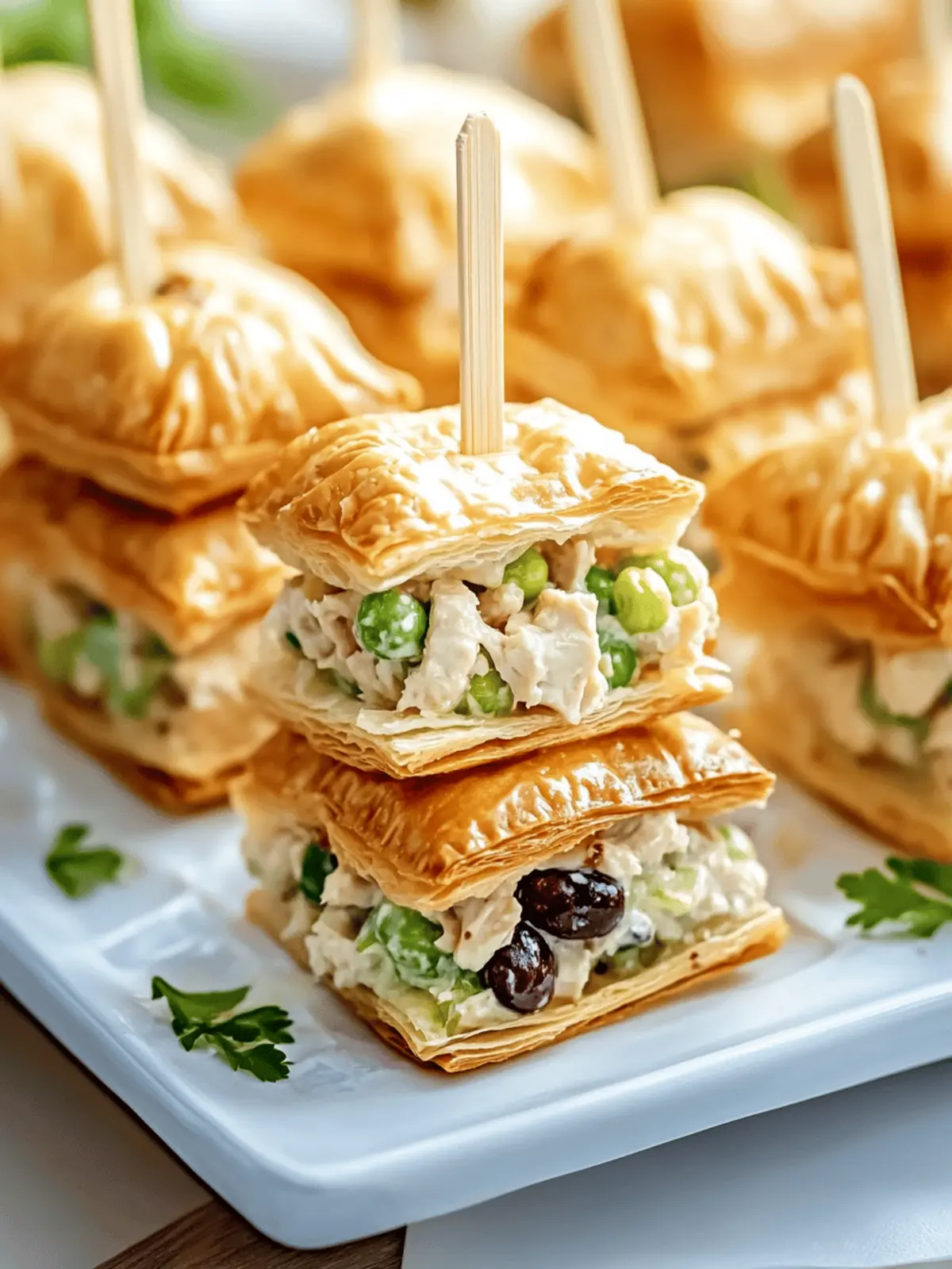 Healthy Chicken Salad Puffs