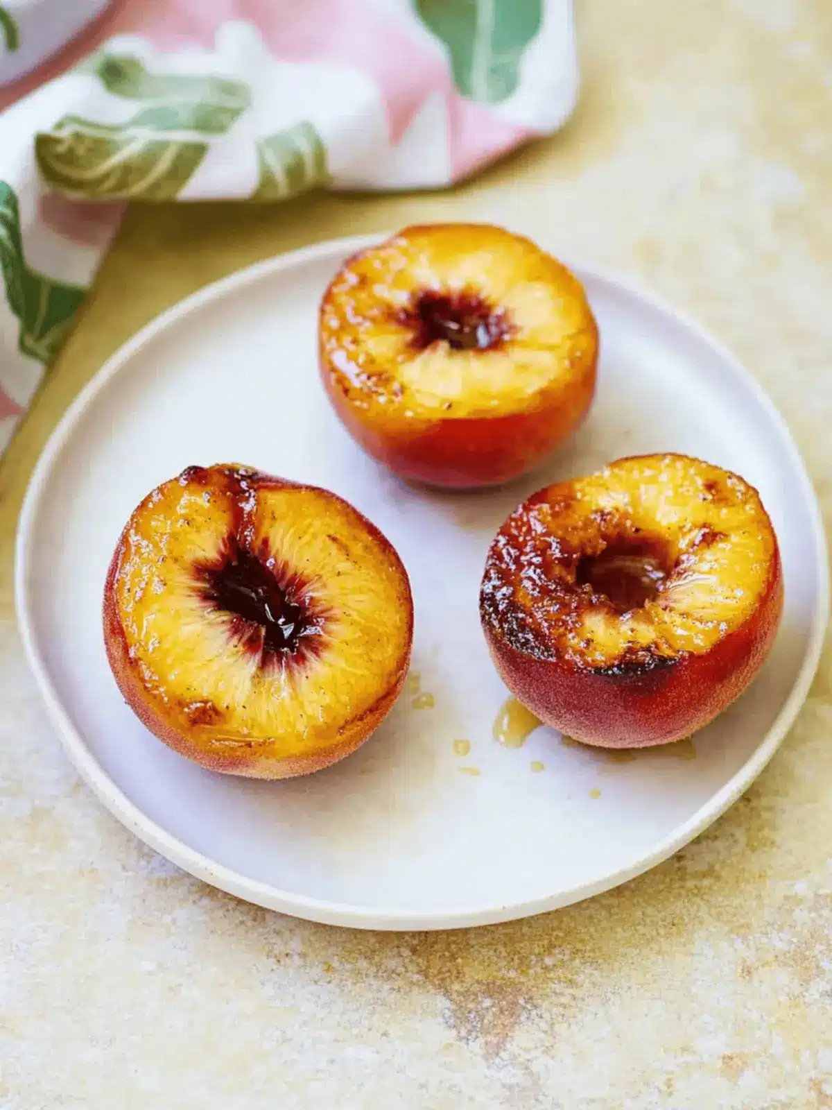 Easy Air Fryer Peaches