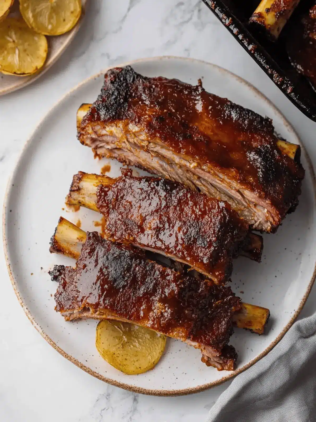 Easy Oven Baked Chipotle BBQ Ribs