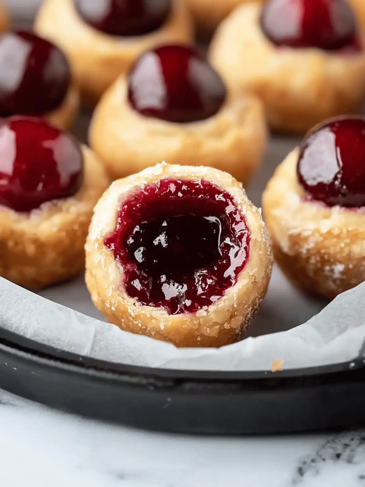 Delicious Cherry Pie Bites