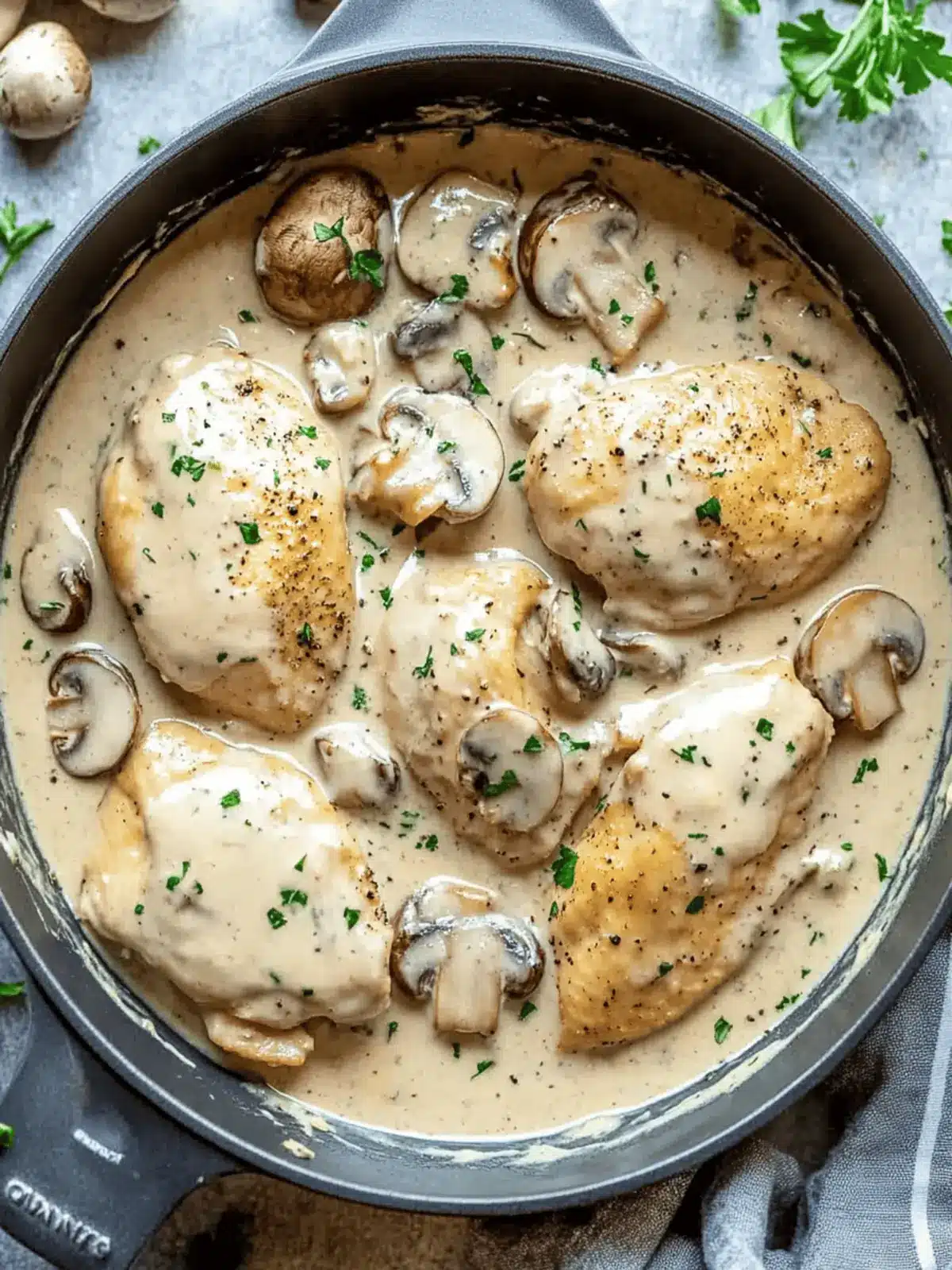 Creamy Mushroom Chicken
