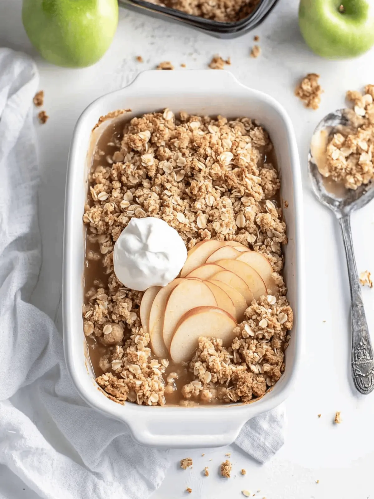 Easy Vegan Apple Crisp (Gluten-Free + Refined Sugar-Free)