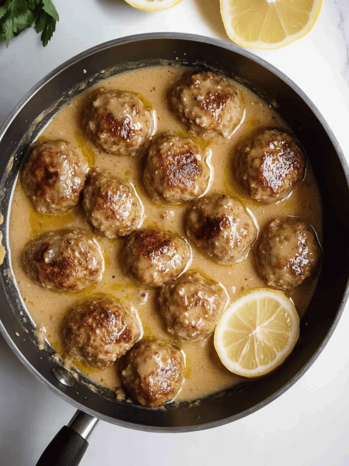 Meatballs In Lemon Sauce
