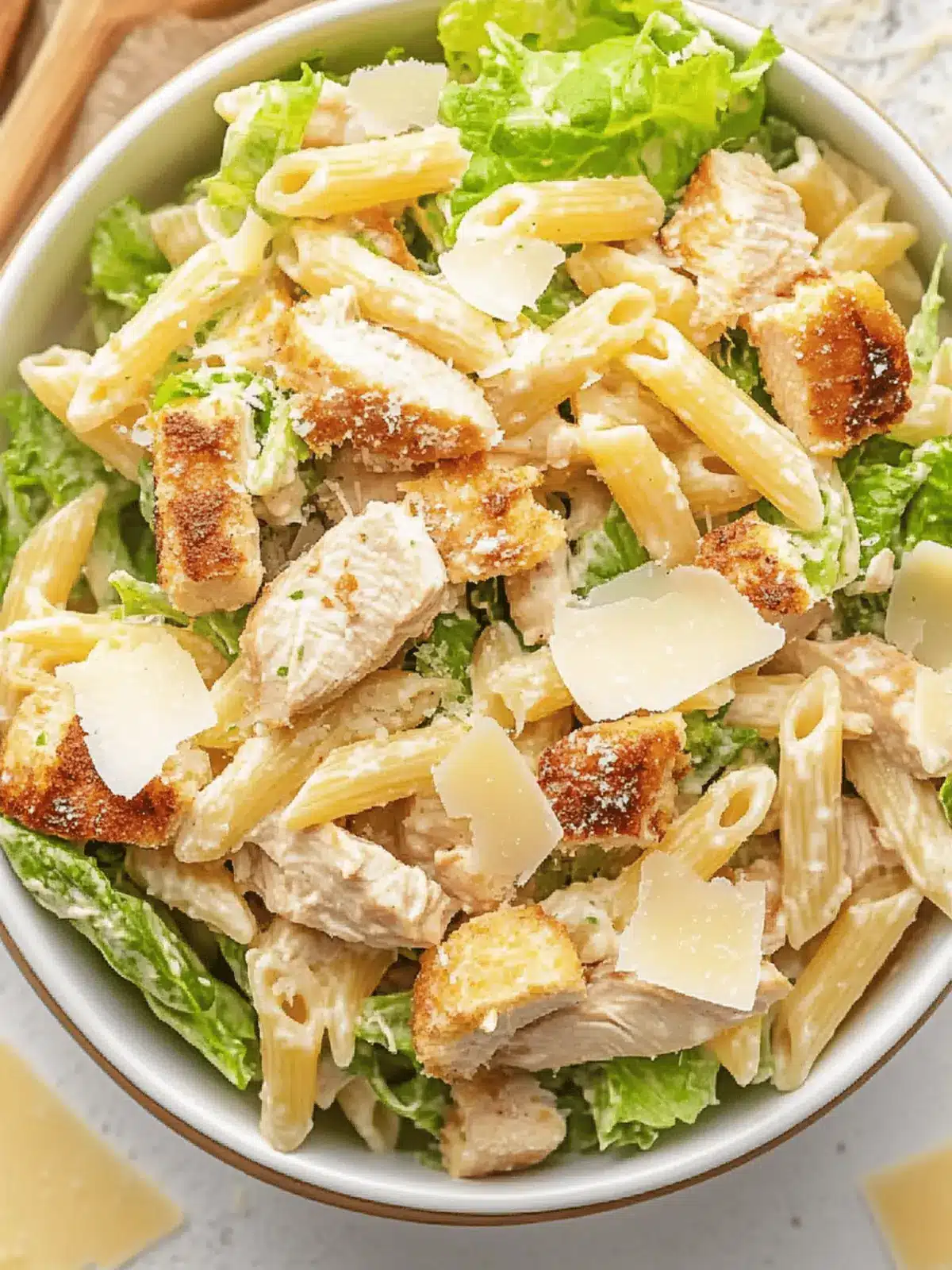 Chicken Caesar Pasta Salad