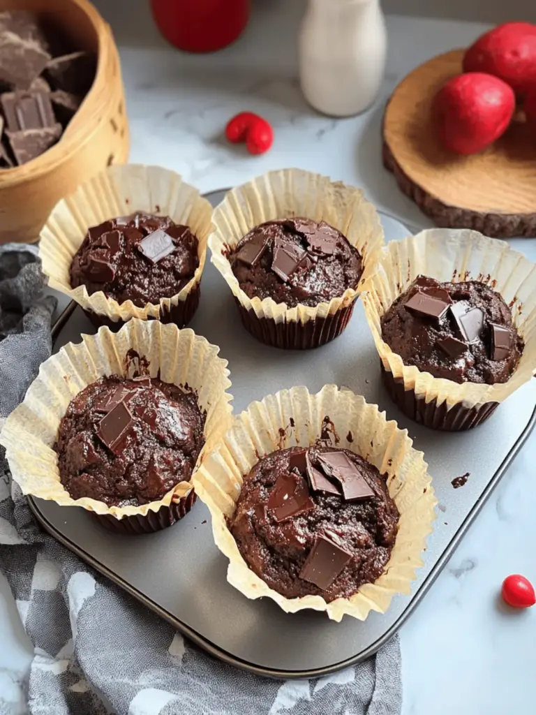 Olympic Village Chocolate Muffins