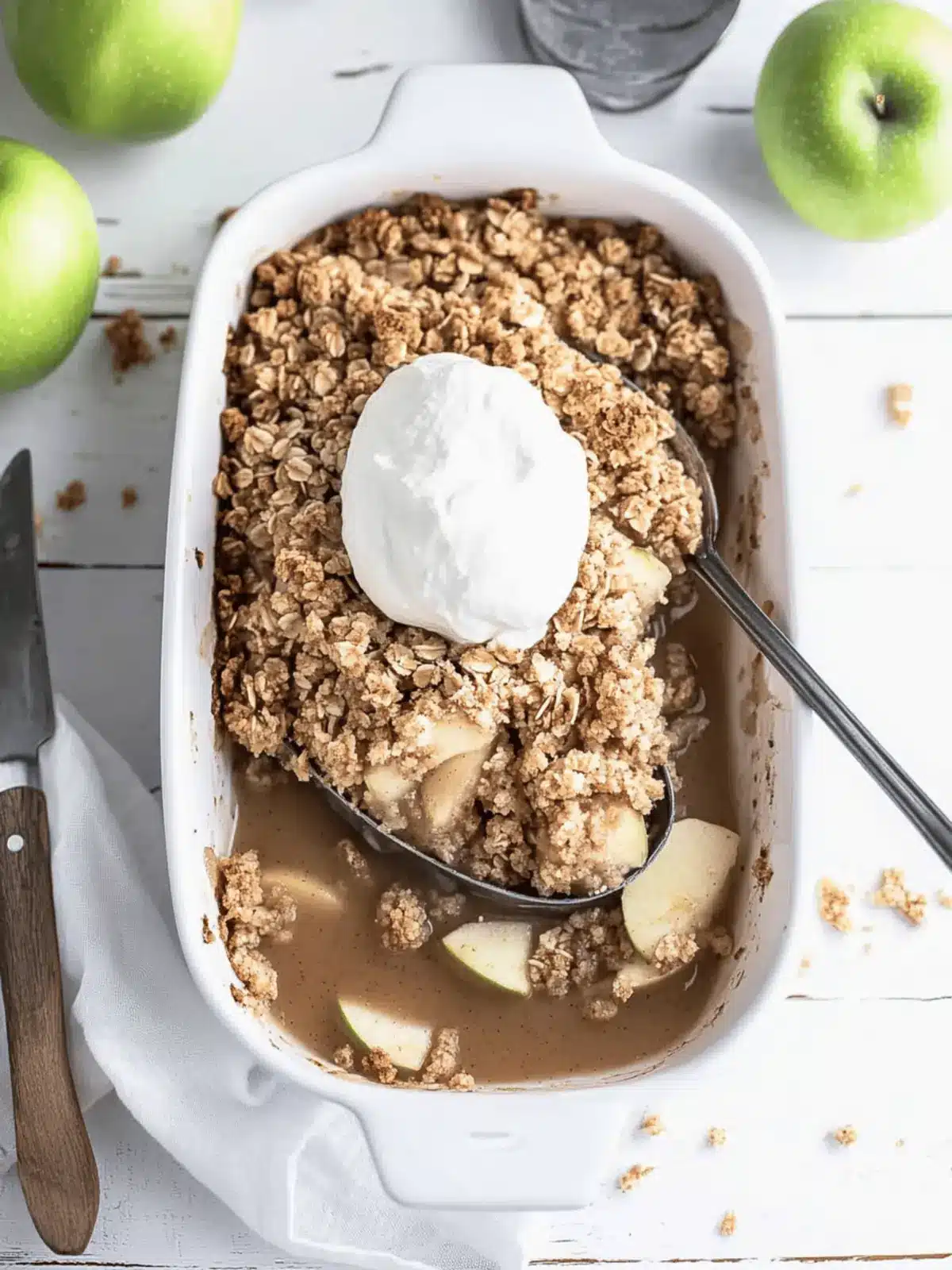 Easy Vegan Apple Crisp (Gluten-Free + Refined Sugar-Free)