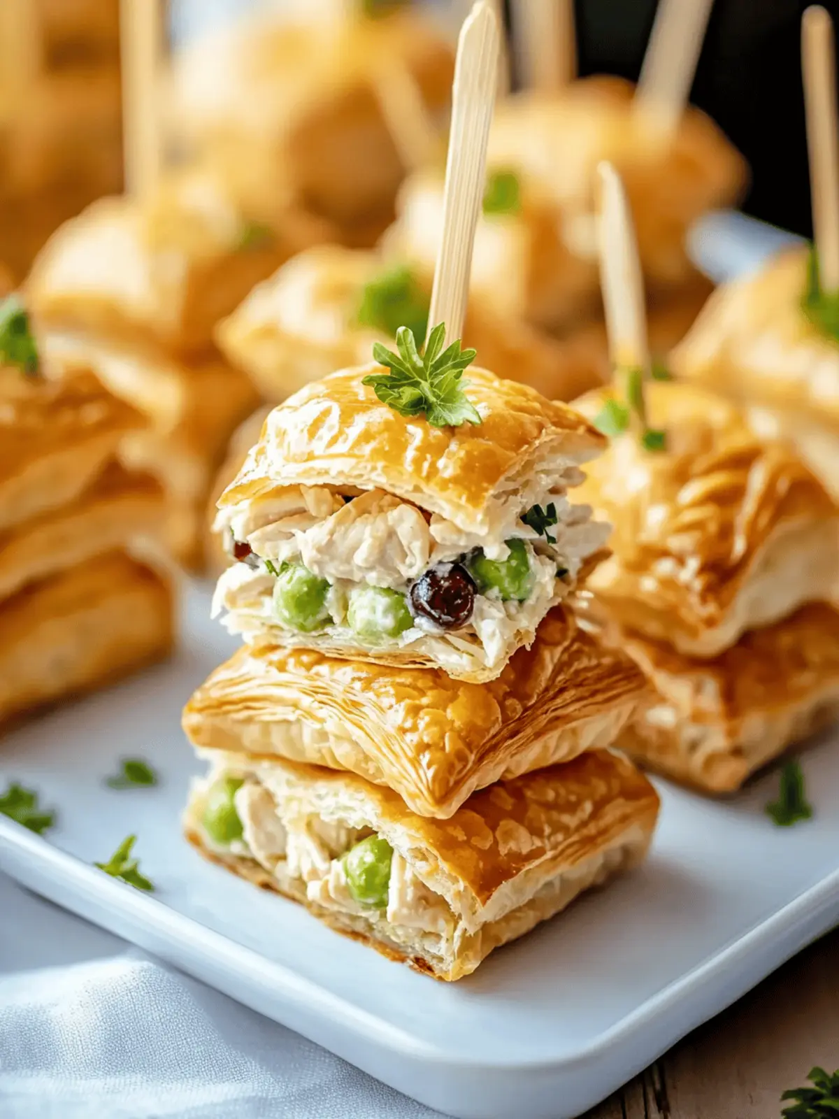 Healthy Chicken Salad Puffs