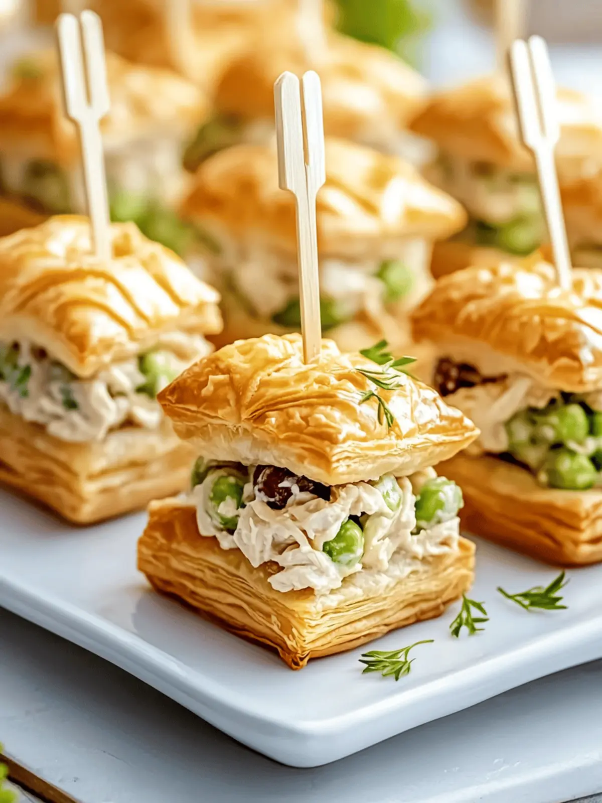 Healthy Chicken Salad Puffs