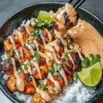 Sweet Chili Chicken Bowl with Coconut Lime Drizzle