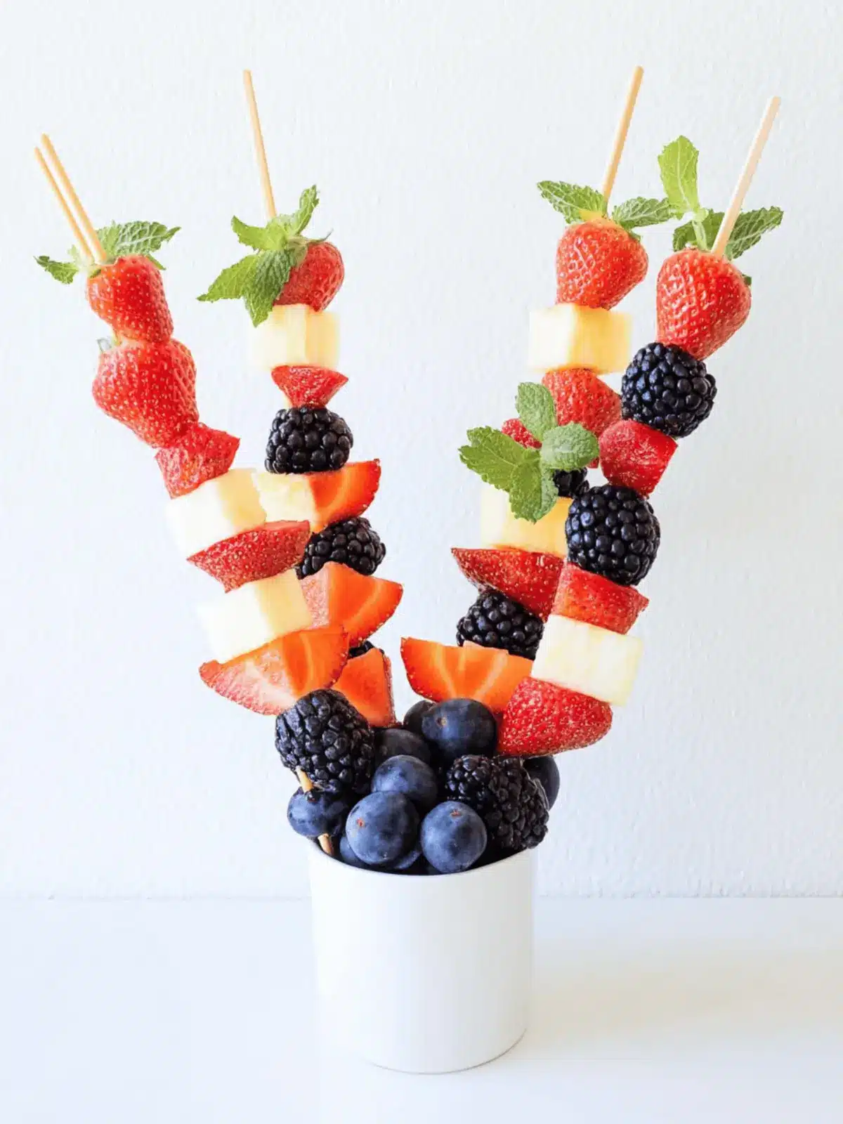 Fresh Fruit Skewers