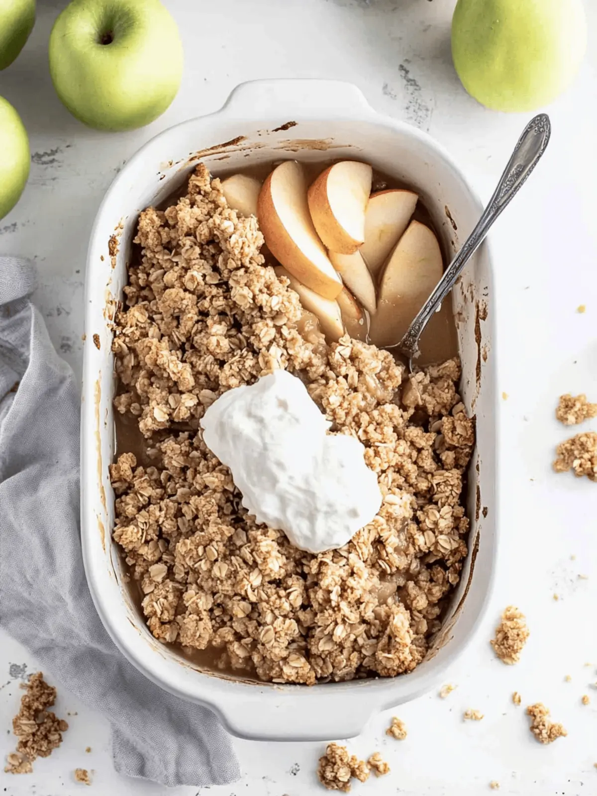 Easy Vegan Apple Crisp (Gluten-Free + Refined Sugar-Free)