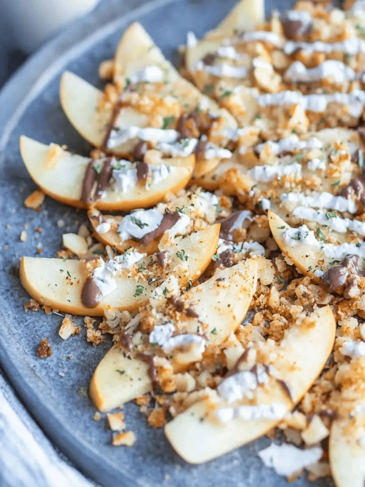 Easy Apple Nachos (vegan + gluten-free)