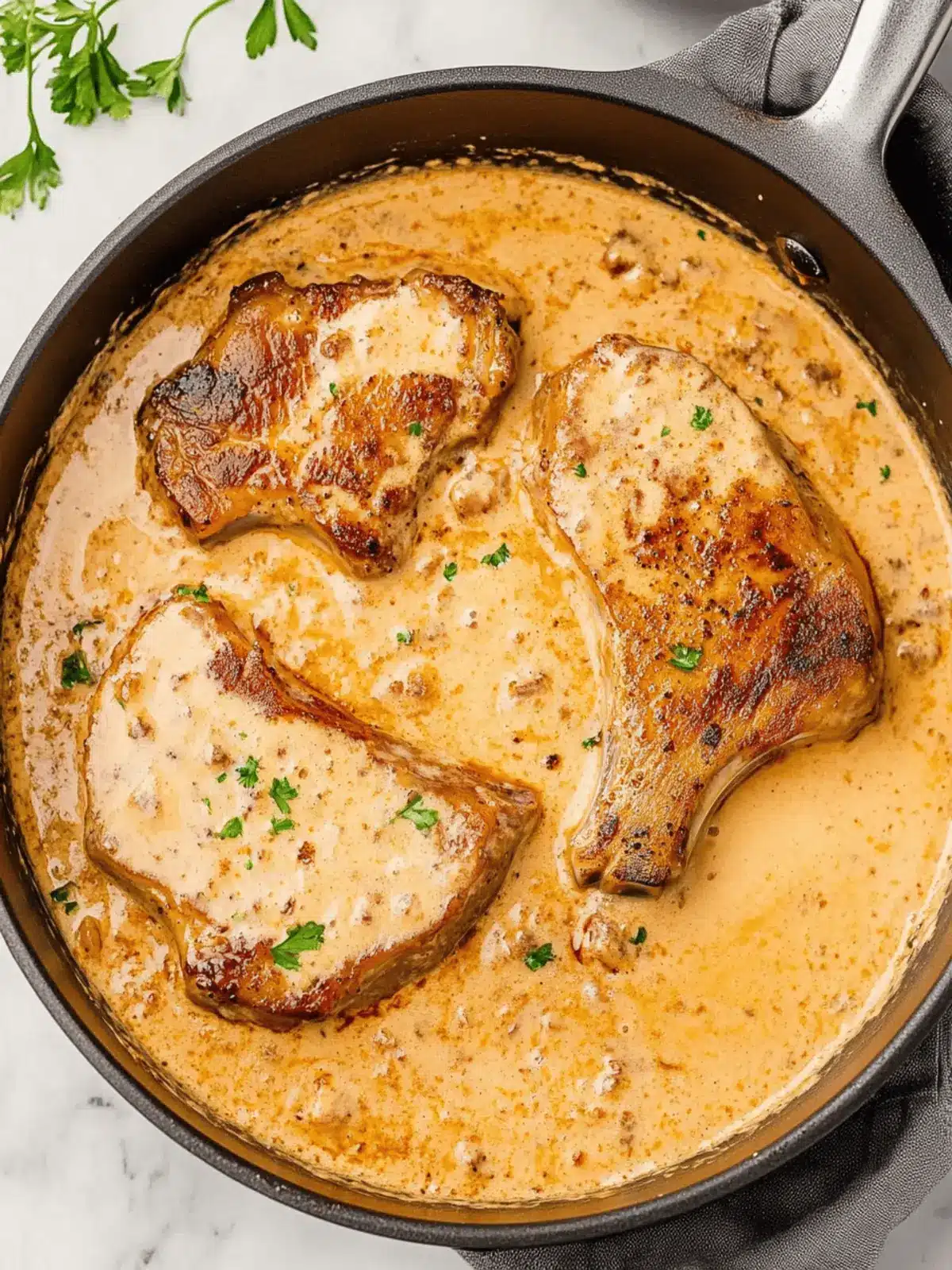 Savory Creamy Pork Chops in Just 30 Minutes of Bliss