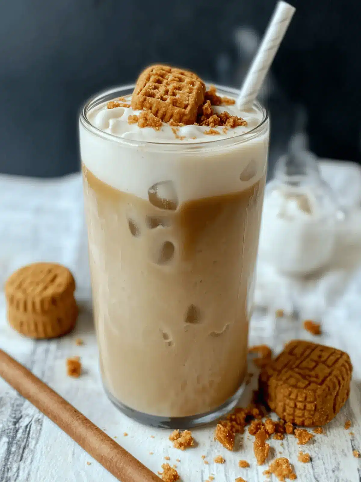 Cookie Butter Iced Coffee (Dairy-Free)