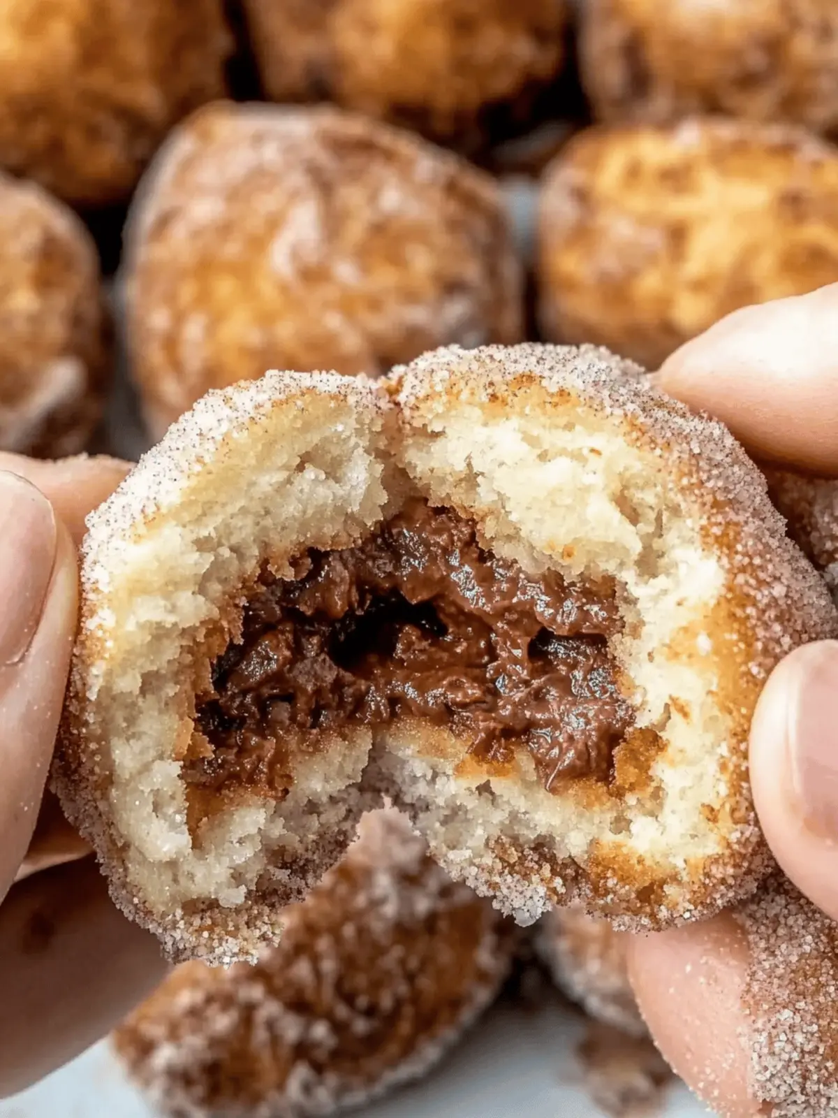 Nutella Churro Bombs