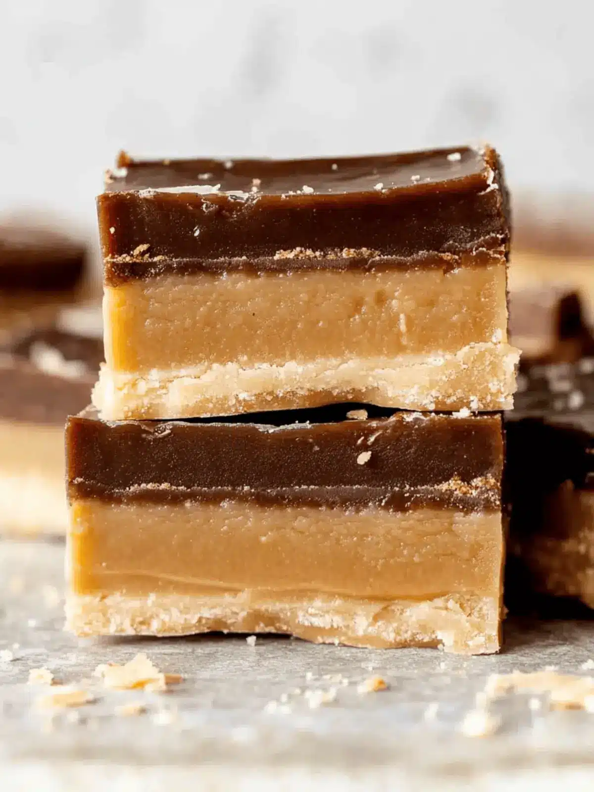 Healthy Twix Bars