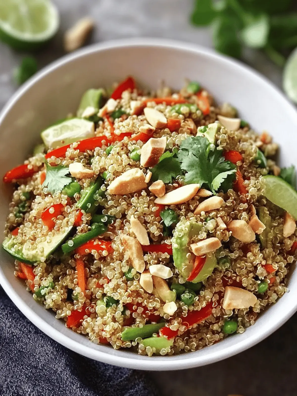 Thai Quinoa Crunch Salad